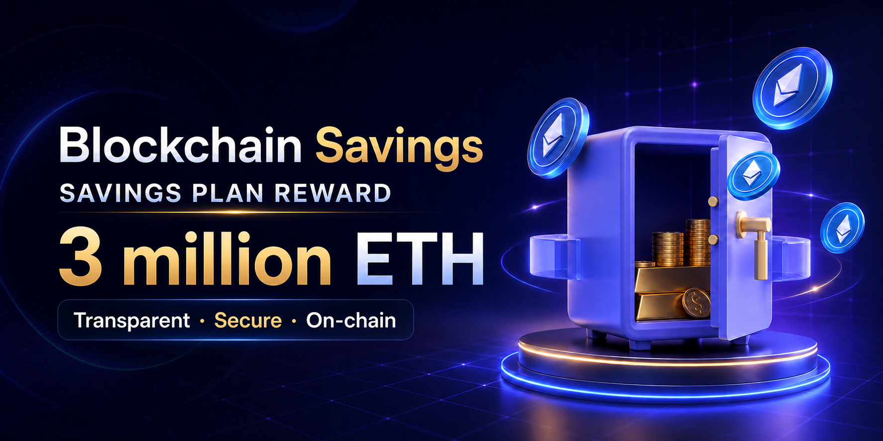 Savings Plan Reward · 3 million ETH